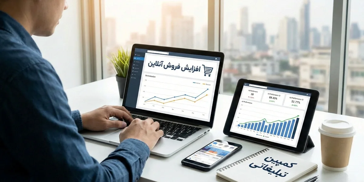 افزایش فروش آنلاین با تبلیغات