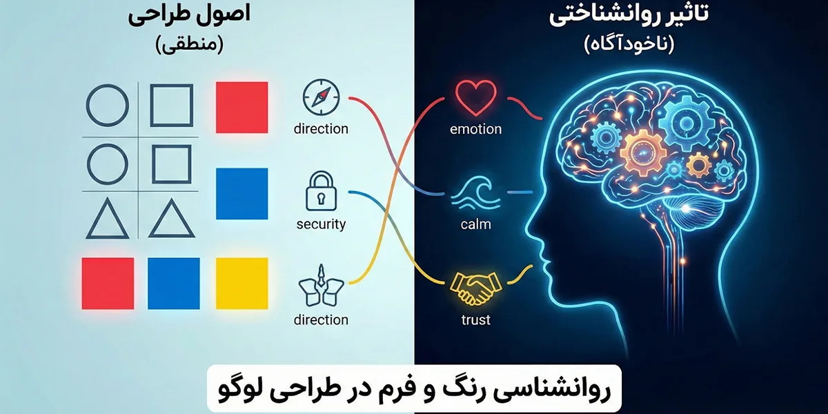 اصول روانشناختی پنهان در طراحی لوگوی موفق