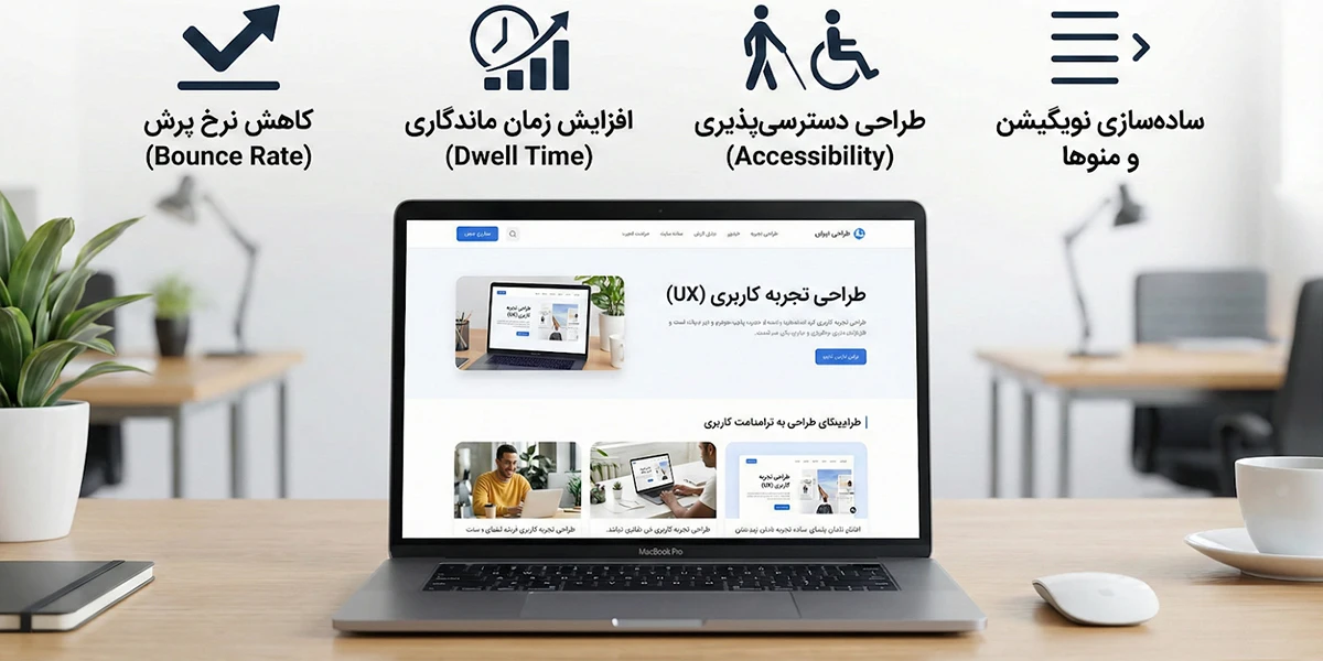نقش طراحی تجربه کاربری (UX) در افزایش سیگنالهای رضایت کاربر