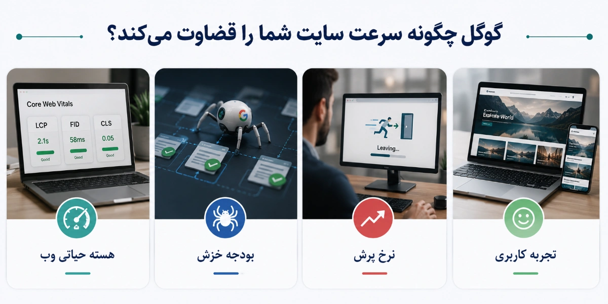 گوگل چگونه سرعت طراحی سایت شما را قضاوت می‌کند؟ 